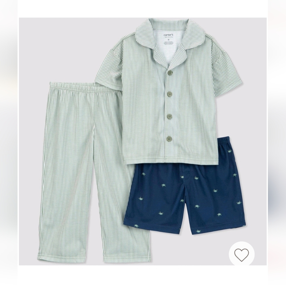 Carters Striped Pajama Set 5T